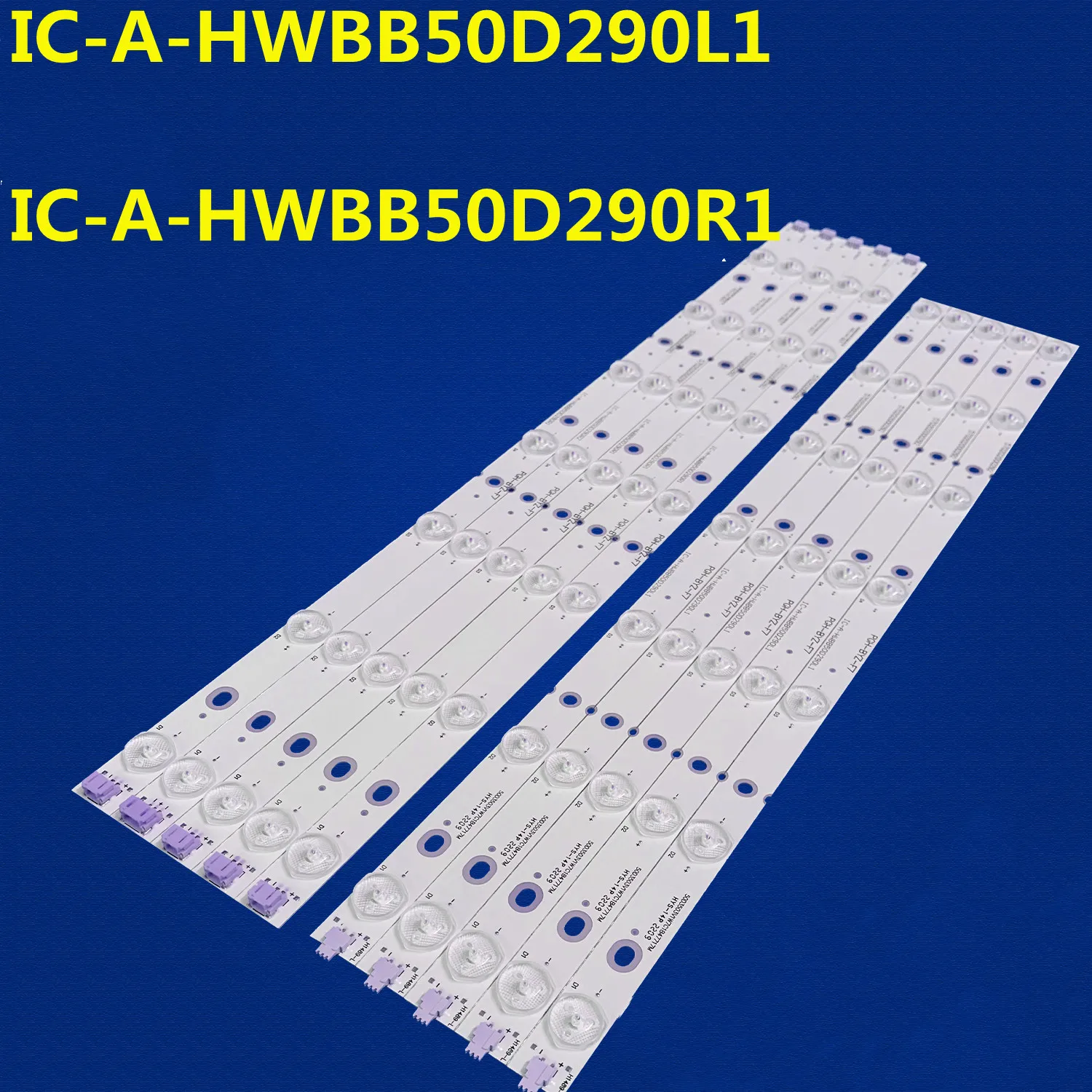 

5Kit=50pcs LED Backlight Strip For LE50LNW6 D50LW7100 D50LW7180 IC-A-HWBB50D290L1 IC-A-HWBB50D290R1