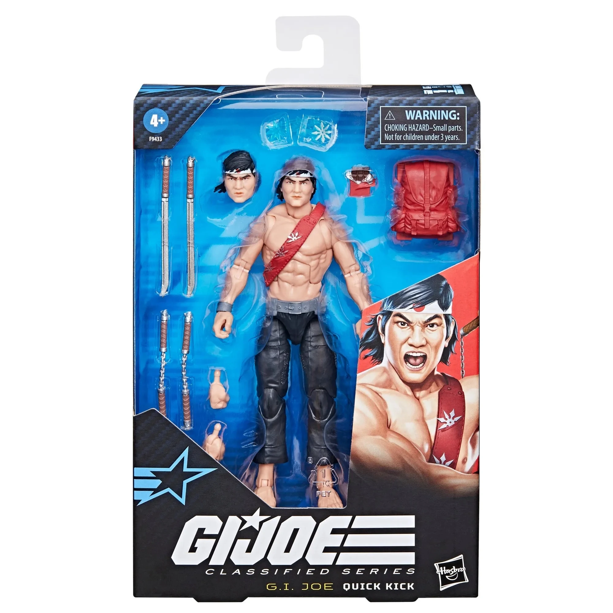 Hasbro G.I. Joe Classified Series #116 Quick Kick Collectible 6-Inch Action Figure with 12 Accessories Gift F9433