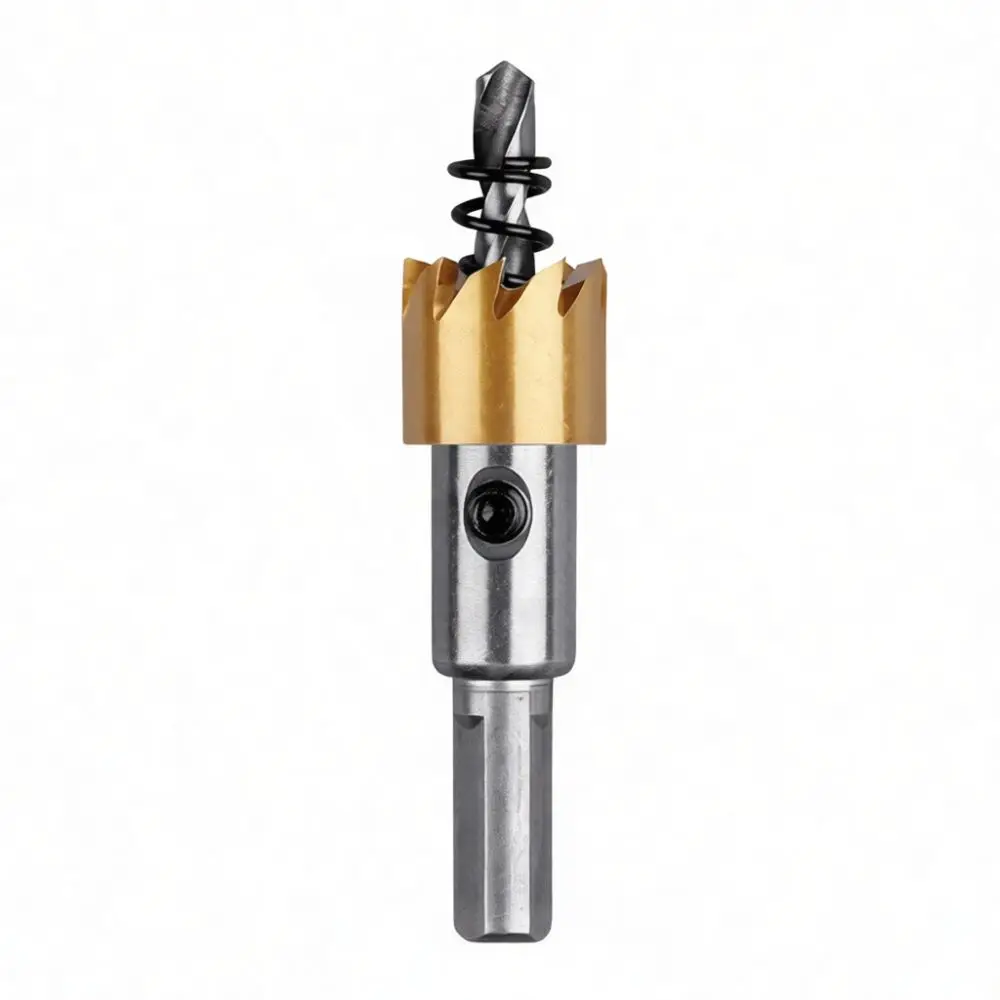Cobalt HSS Titanium Coated Hole Saw Bit Metal Stainless Steel Drilling Tool Industrial Grade Iron Aluminum Opener Cutter
