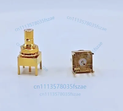1pc smb-jyhd connector four-pin pcb board fixed thread through wall smb-jye straight male 50 ohm accessories