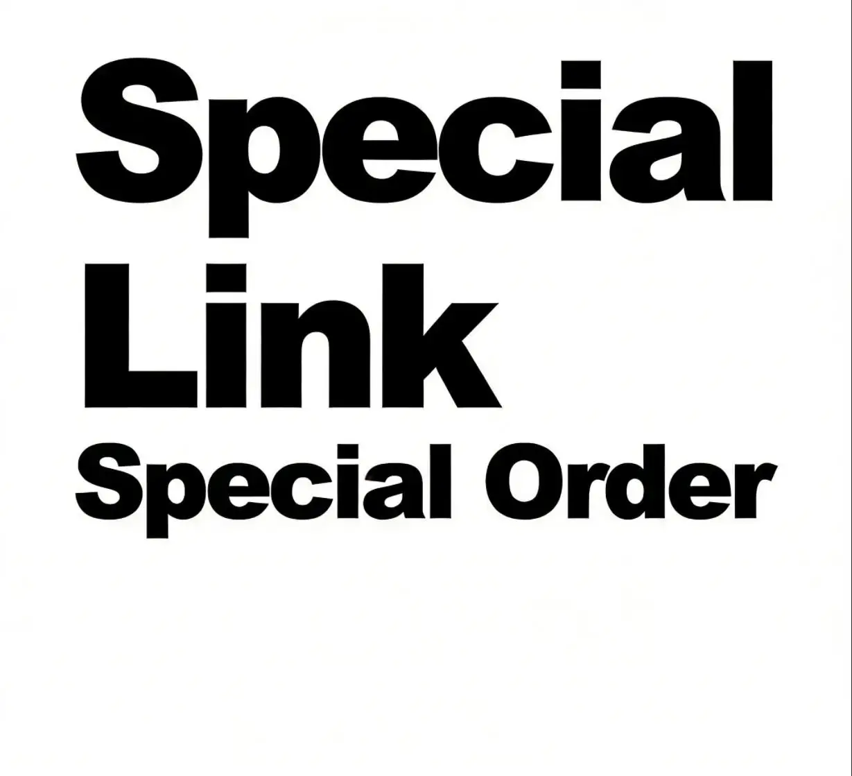 Special links USD1 for Extra fee shipping or  talked product