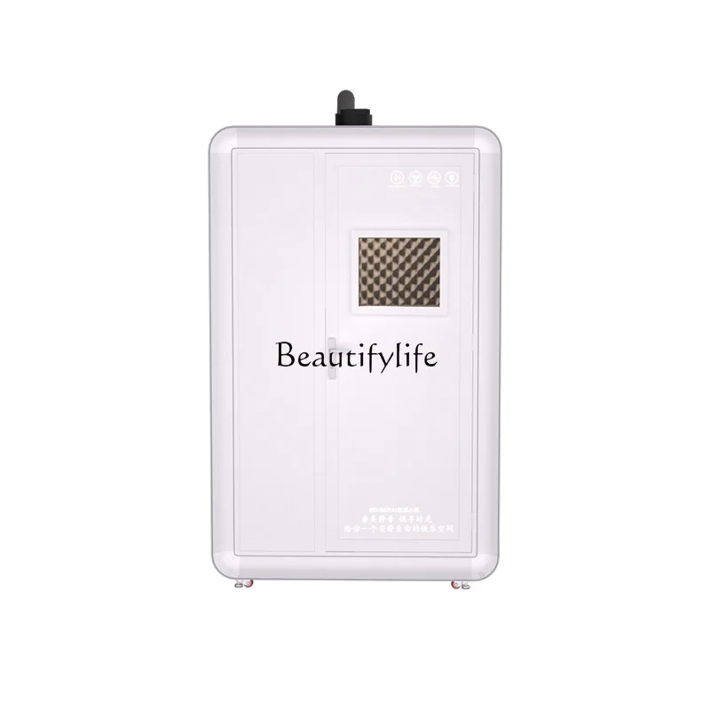 Recording studio household phone booth removable mobile soundproof room live stream singing room