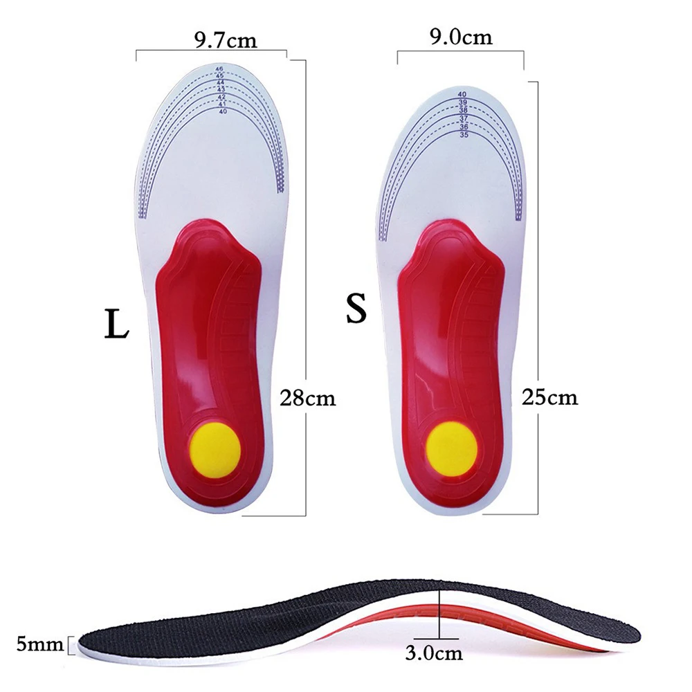 Orthotic Insole Arch Support Flatfoot Orthopedic Insoles For Feet Ease Pressure Of Air Movement Damping Cushion Padding Insole