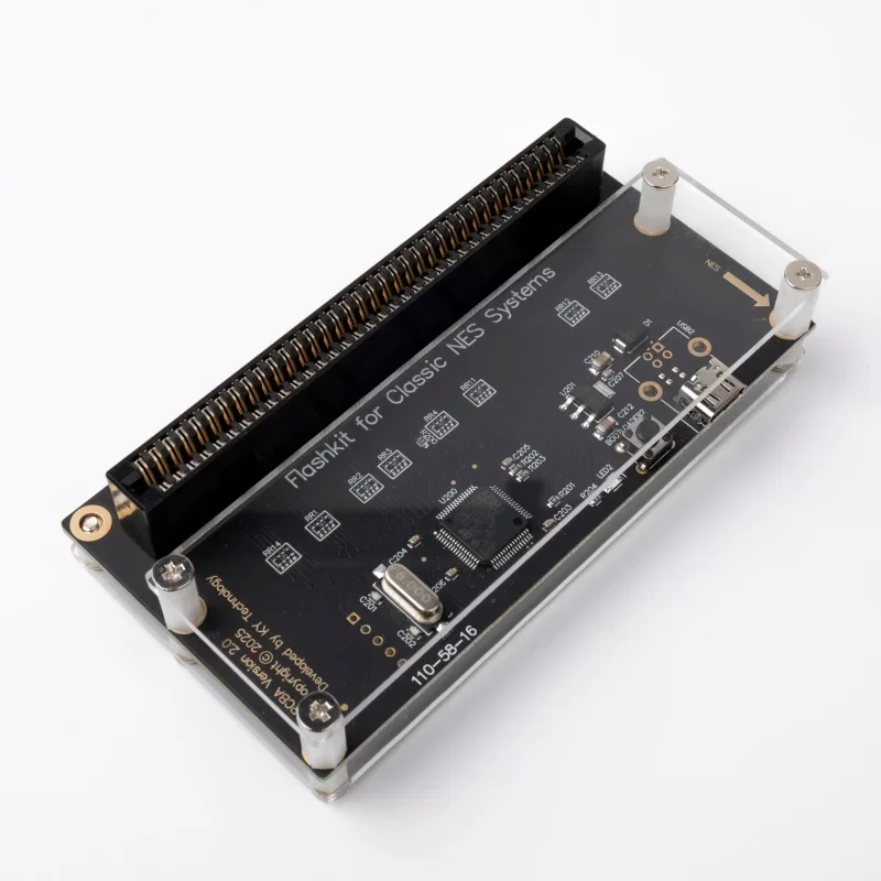 Zestaw programatora Flash PowerBurner do NES - Adapter do ponownego programowania kartridży, kompatybilny z konsolami NES i Famicom — zdjęcie produktu 4