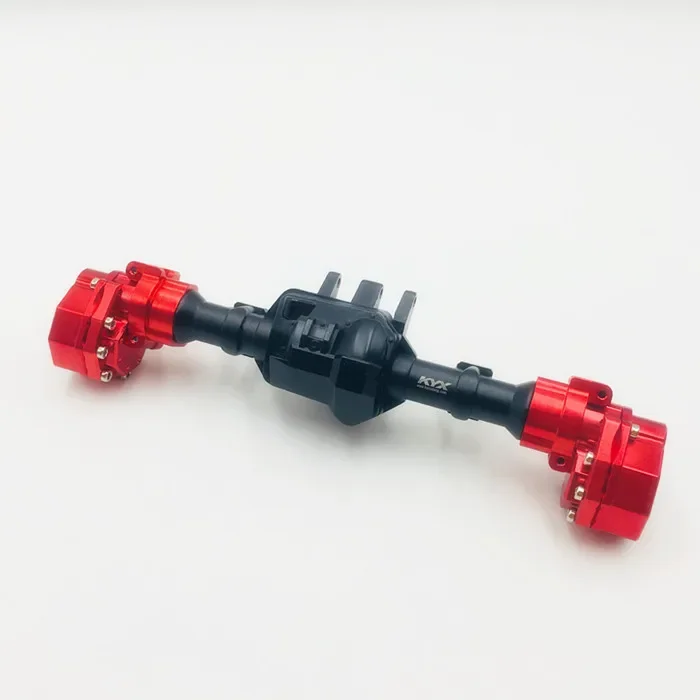 KYX Racing Aluminum Rear Axle Housing Axle Shell Portal Axle Shell Units for 1/10 RC Crawler Car Traxxas TRX4