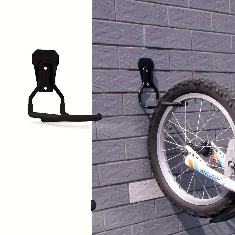 Bicycle Wall Mount Hook Adjustable Bicycle Parking Rack Road Mountain Bike Parking Buckle Portable Wall Holder Vertical Bracket
