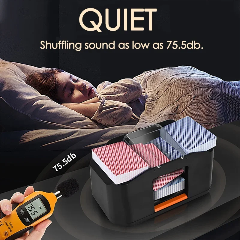 1/2 زوج من كاتم الصوت منخفض الضوضاء شحن USB مدمج ببطارية ليثيوم صامتة 2000 مللي أمبير في الساعة لعبة لوحة كهربائية