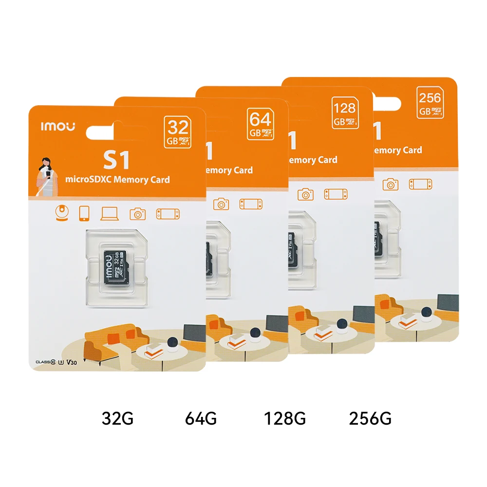 Imagem -04 - Cartão sd Imou Cartão Microsdxc Exclusivo para Vigilância 32g 64g 128g 256g