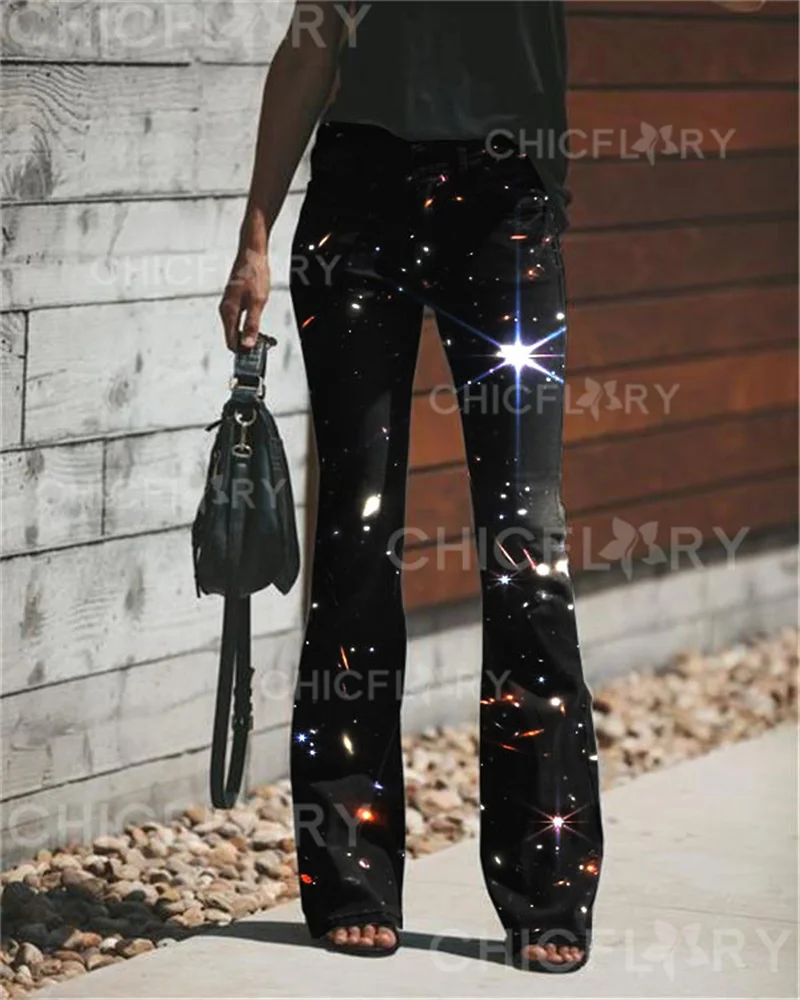 

Y2K Retro Niche Design Flared Bottom Skinny Boot Cut Jeans Female 2024 New High Waist Slim Micro Flared Pants Long Trousers