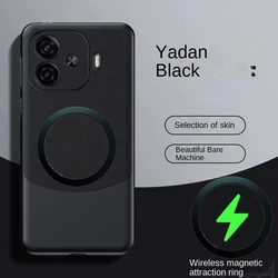 For Nubia Z70 Ultra z60 z50 z80 z70s ultra z60s pro Case splicing colors Wireless Charging Shockproof Magnetic Armor Cover