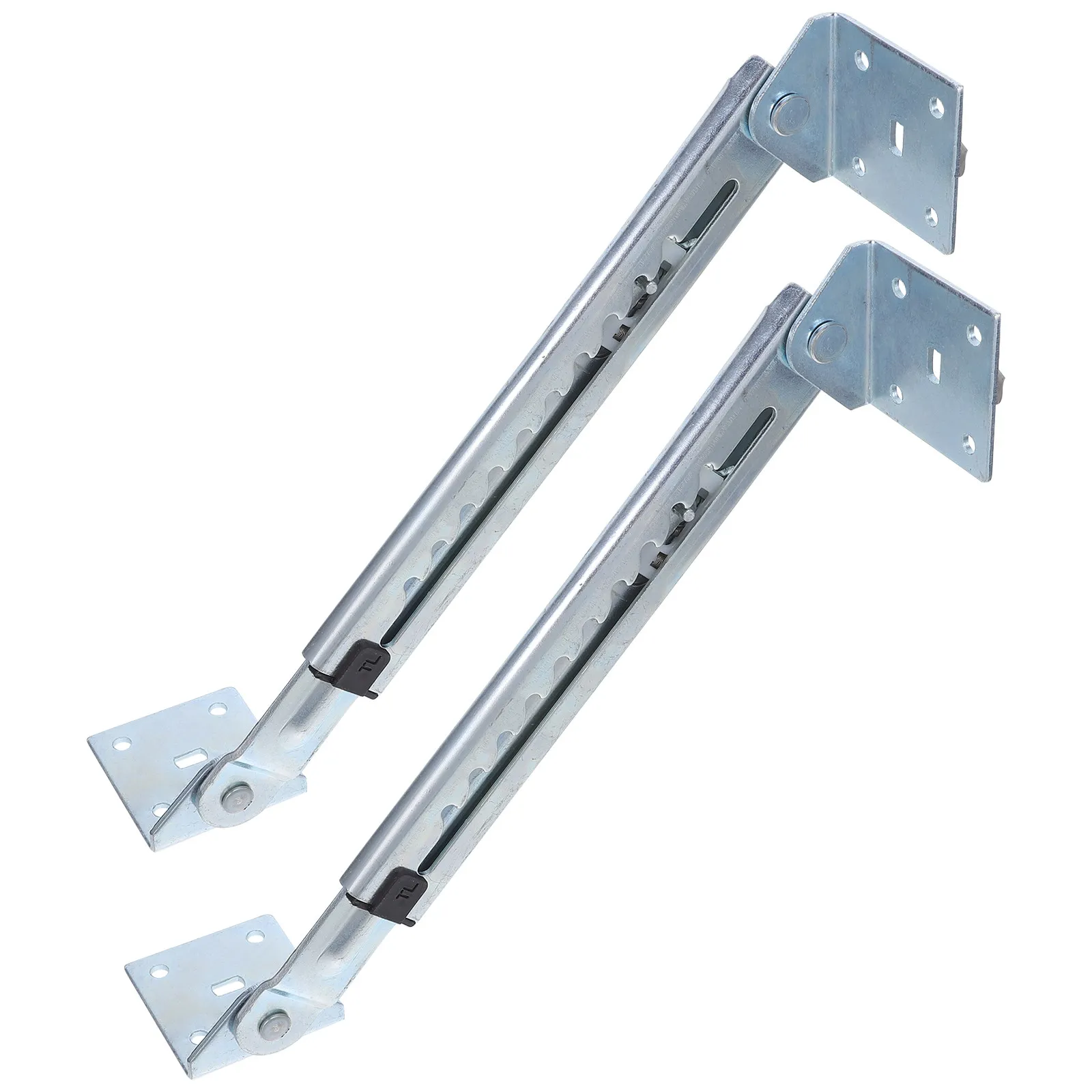 

2Pcs Massage Tables Hinge Adjustable Headrest Riser Telescopic 10-Level Adjustable Couch Bed Replacement Lifting Armrest