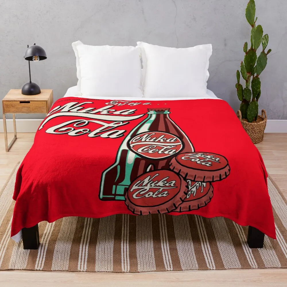 

Enjoy a Cola! (red) Throw Blanket Thin Large Plush Luxury Thicken Blankets