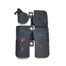 New High-quality for Canon EOS-1DX 1DX USB/HDMI-compatible MIC Door Rubber Cover Interface Cap Camera Repair Accessories