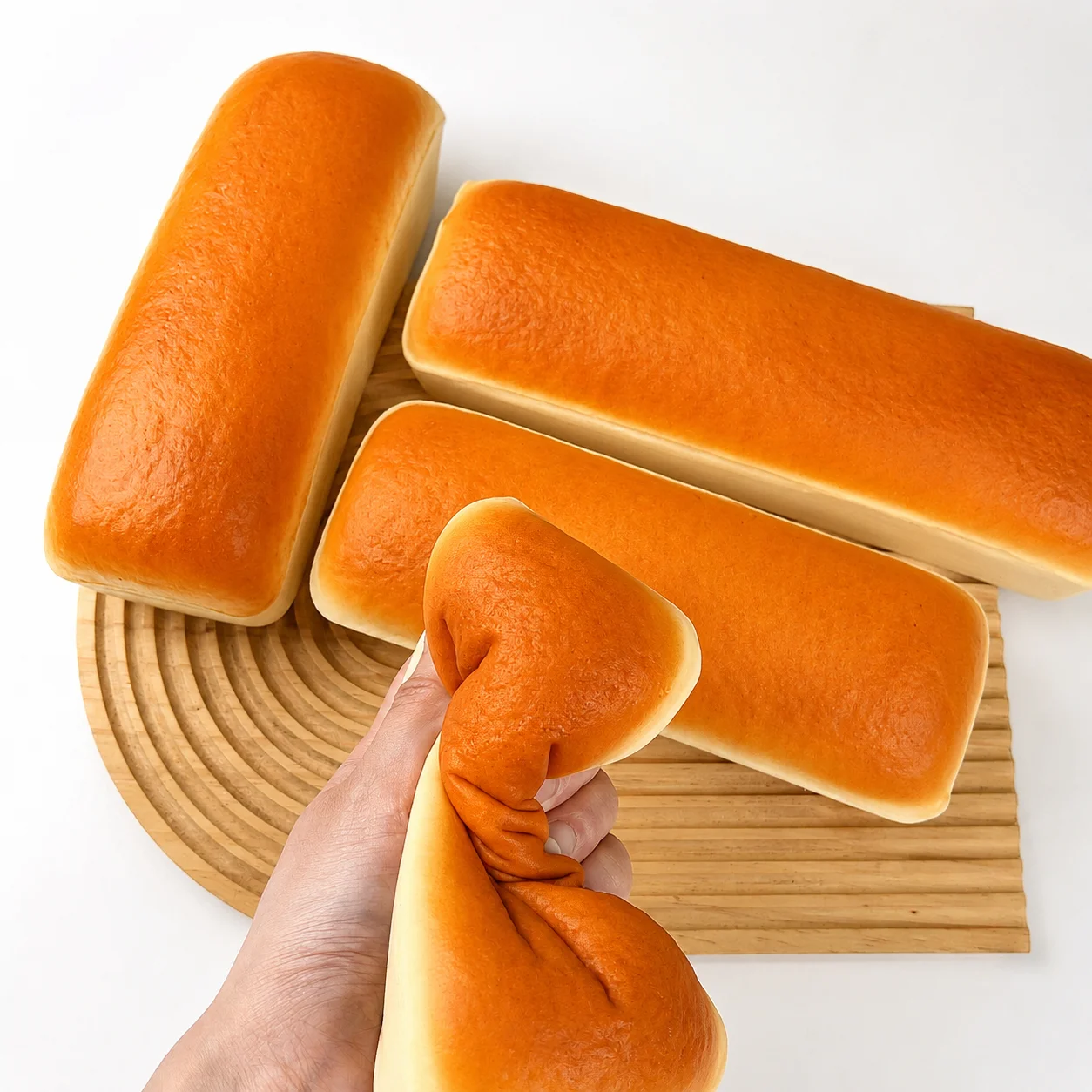 Jumbo Cheese Bread Squishy Toy Slow Rising Soft Squeeze Stress Relief Sensory Fidget Toy for Adults
