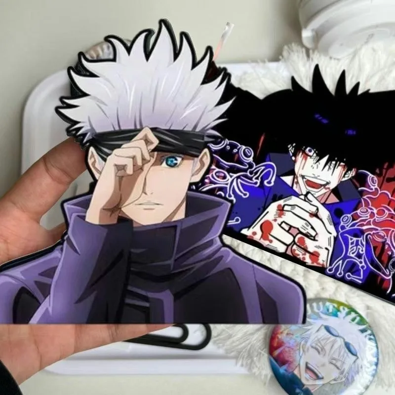 Jujutsu Kaisen Satoru Gojo Fushiguro Megumi Nanami Kento Gradient Sticker Anime Peripheral Cute Cartoon Waterproof Diy Sticker