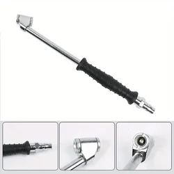 Rubber Handle Inflator Air Tire Inflator Car Tire Metal Tool Car Van Bike Tire Adapter Air Tyre Connection Compressor