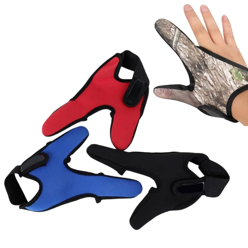 

1 Pair Comfortable Fisherman Gloves 2 Finger Designs Breathable and Skidproof Fishing Enthusiasts 2 Finger Gloves Set