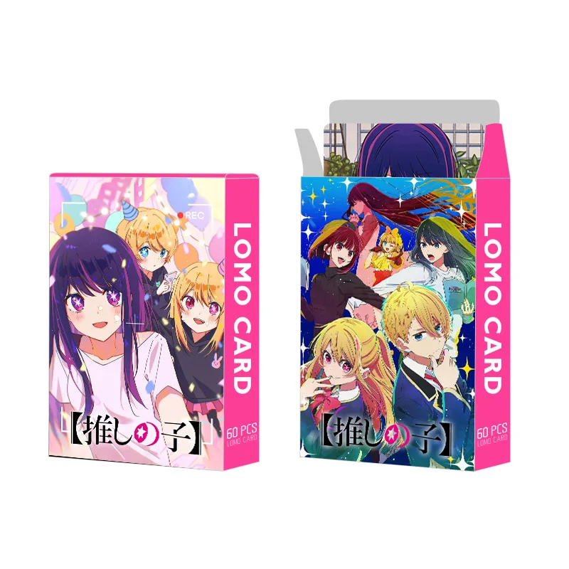 60PCS/Set Anime Oshi No Ko Lomo Cards Peripheral HD High Quality Printed Photo Cards For Fans Collection Photocards Gift