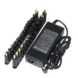 Adaptador de corriente para ordenador portátil, Cargador Universal de 96W, CA de 100V-240V, para enchufe de Reino Unido/EE. UU./UE