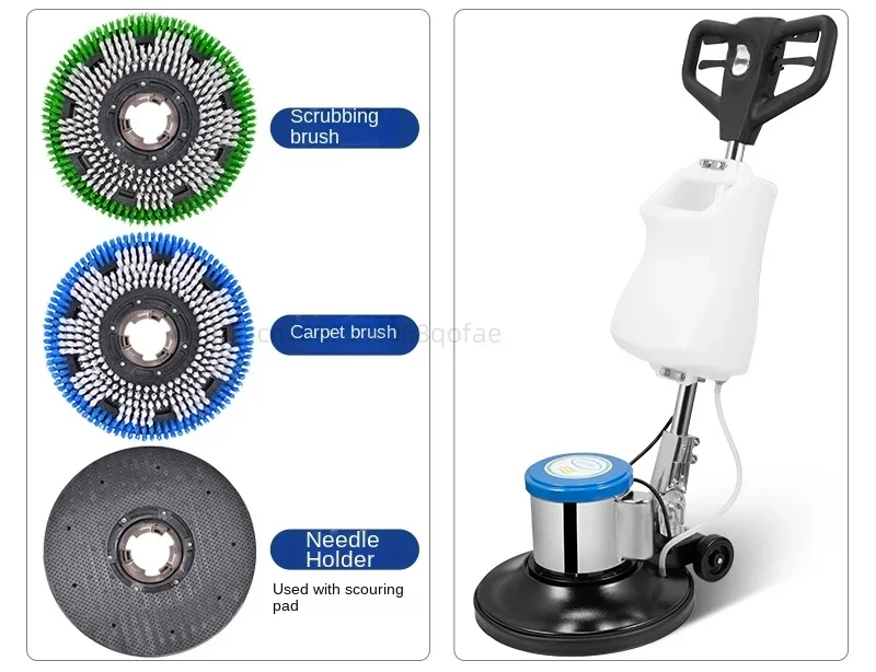 Factory Hotel Carpet Cleaning Waxing Brush Grinding Scrub Tool  1200w FloorPolishing Machine Push  Wiper Home Commercial