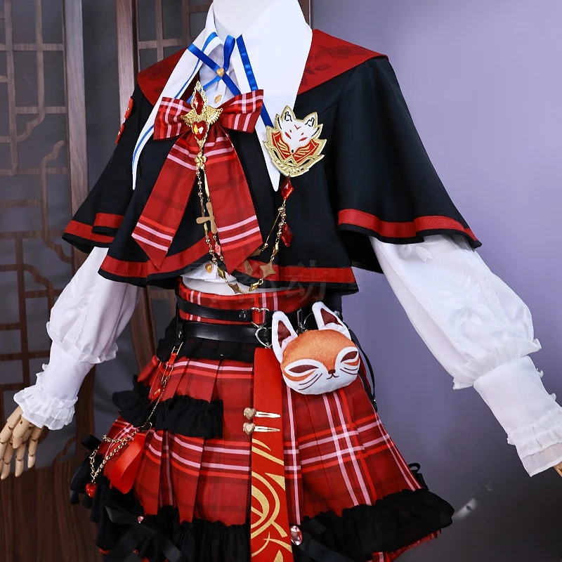 Game Naraka Bladepoint Cosplay Costume Tessa Cos Outfits Women Lolita Dress Halloween Carnival Party Suit Wig Full Set