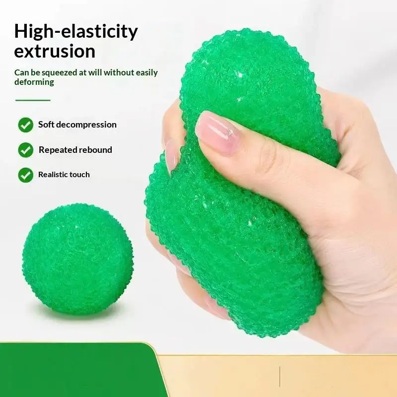Stress Relief Toy Ice Ball Maltose Fidgets Toy Super Soft Mochi Slow-rebound Squeeze Toy Gift