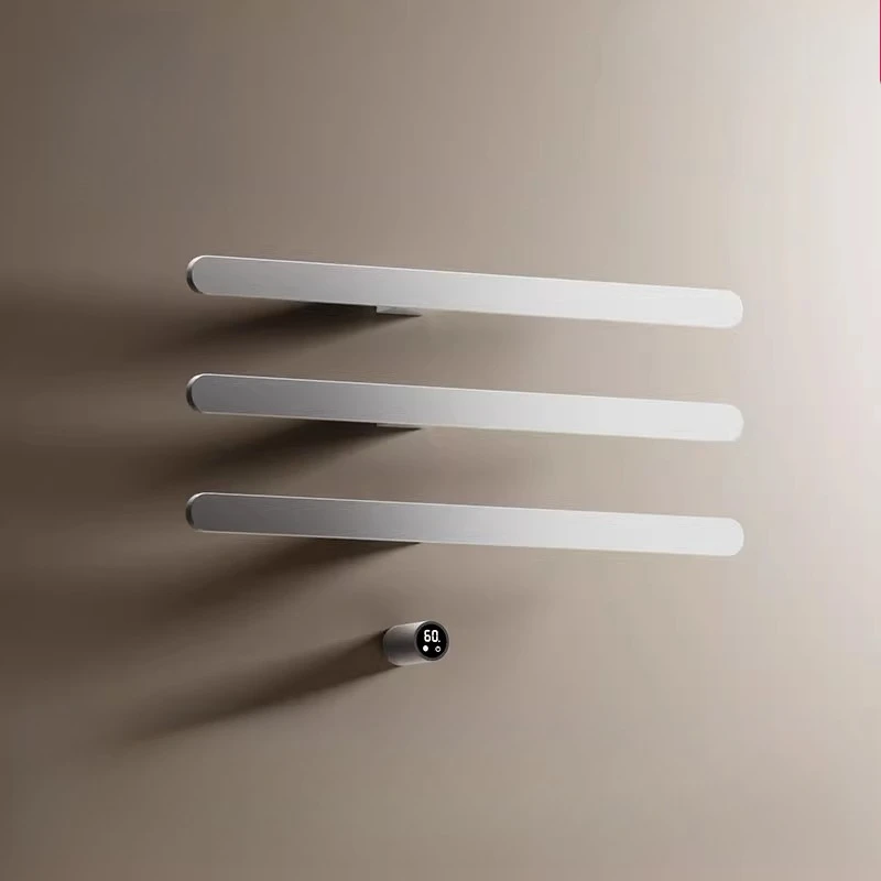 Hidden intelligent electric towel rack stainless steel household imported carbon fiber timing drying bath towel