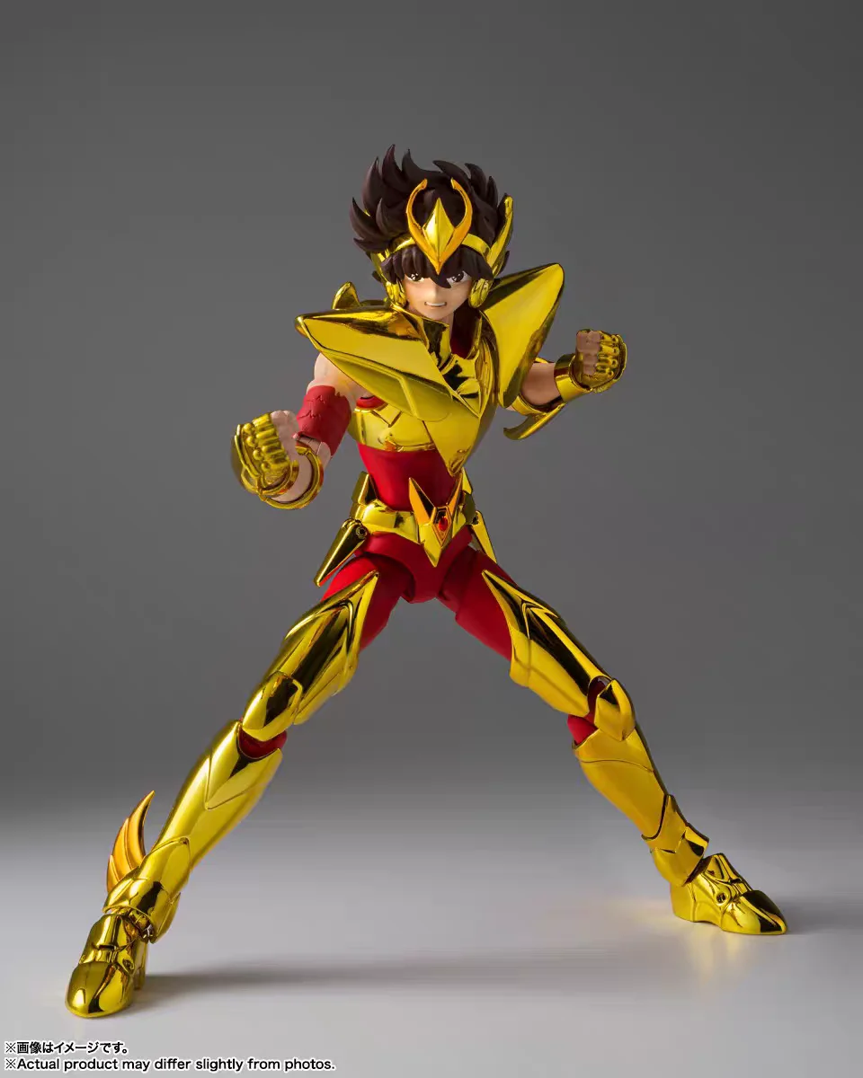 

В наличии BANDAI Saint Seiya Saint Cloth Myth Final Pegasus 24-каратная позолоченная фигурка Модель Коллекция игрушек в подарок Фигурка игрушки