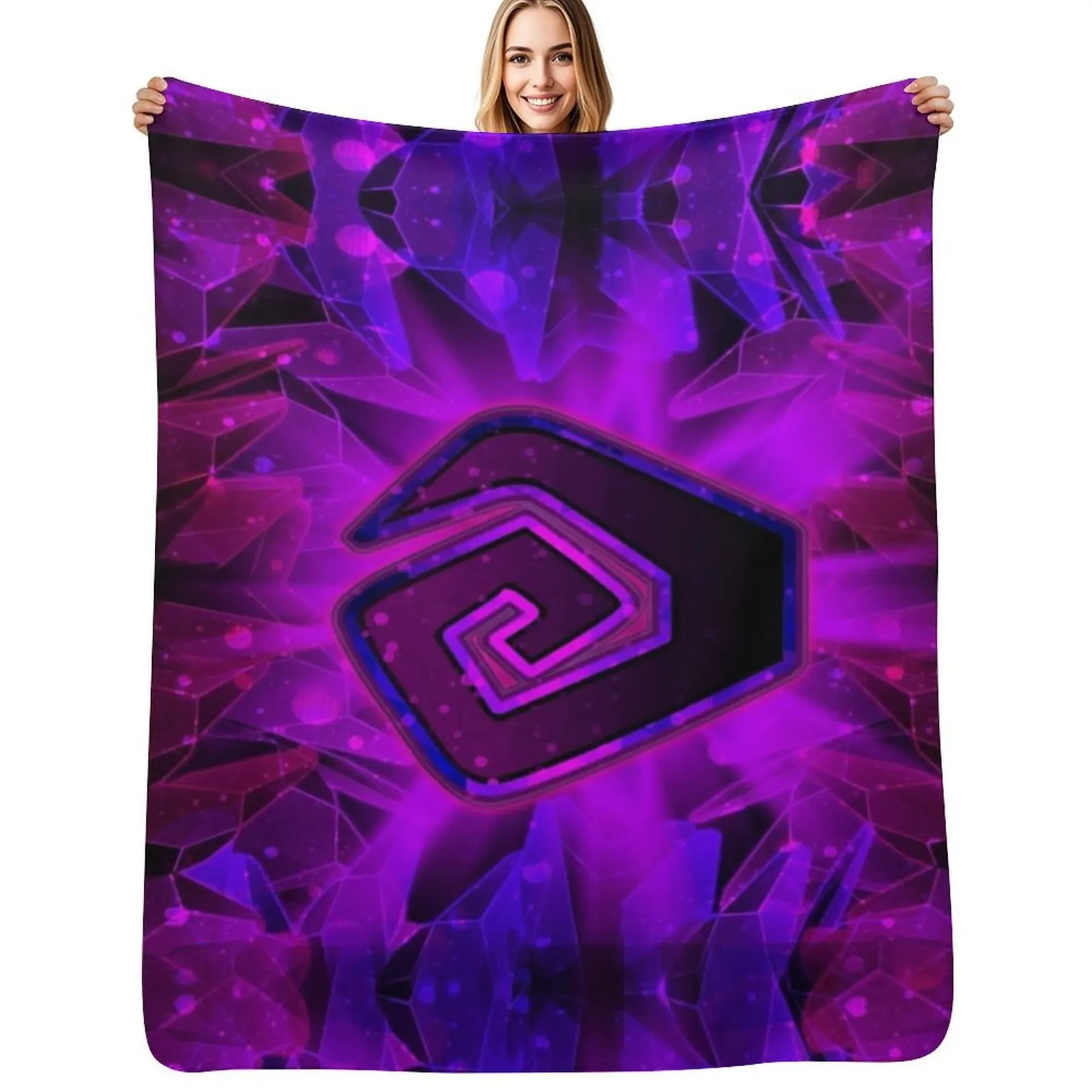 Wizard101 - Shadow School Throw Blanket Travel Size Cozy Blanket for Plane Train