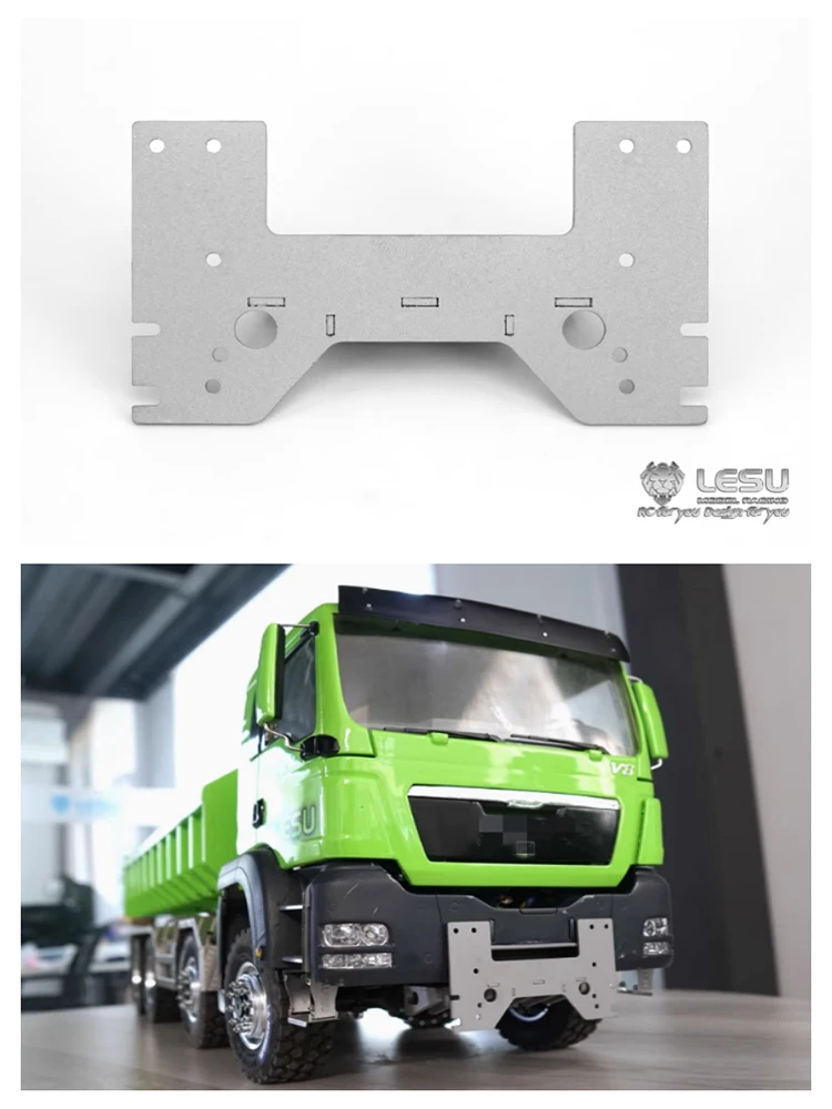 

1/14 Truck TGS front bumper coupler simulation trim G-6191 Winch set