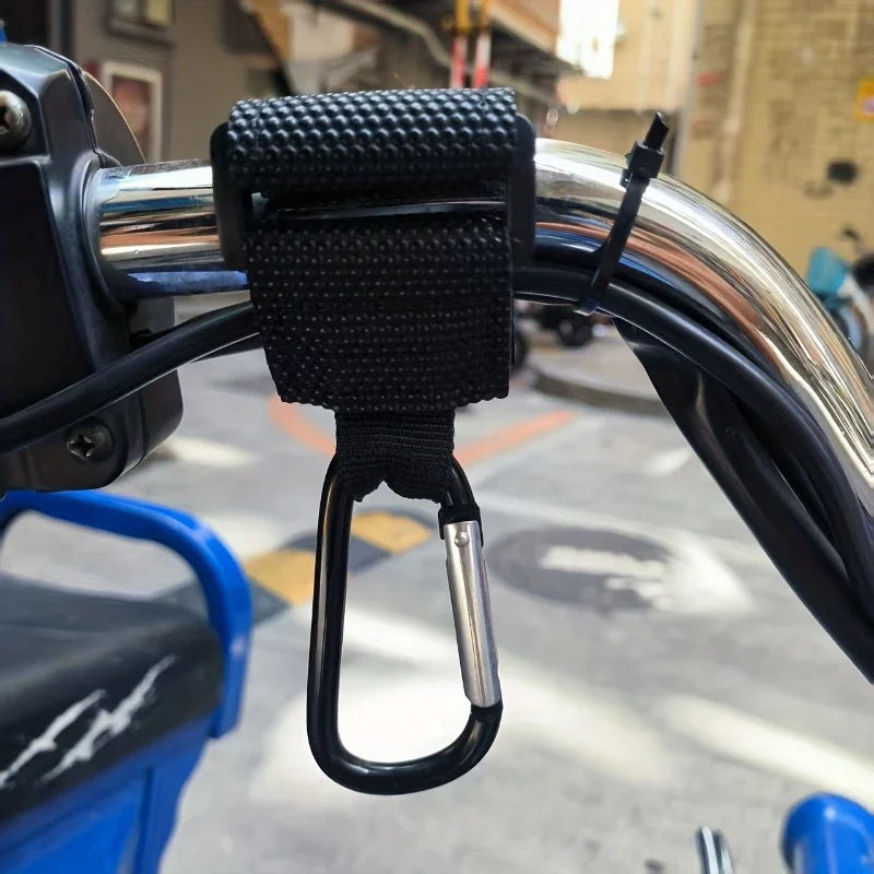 

Multi-Purpose Electric Vehicle Handle Storage Hook Large D-Rings Hooks For Wheelchairs Bicycles Electric Scooters Accessories