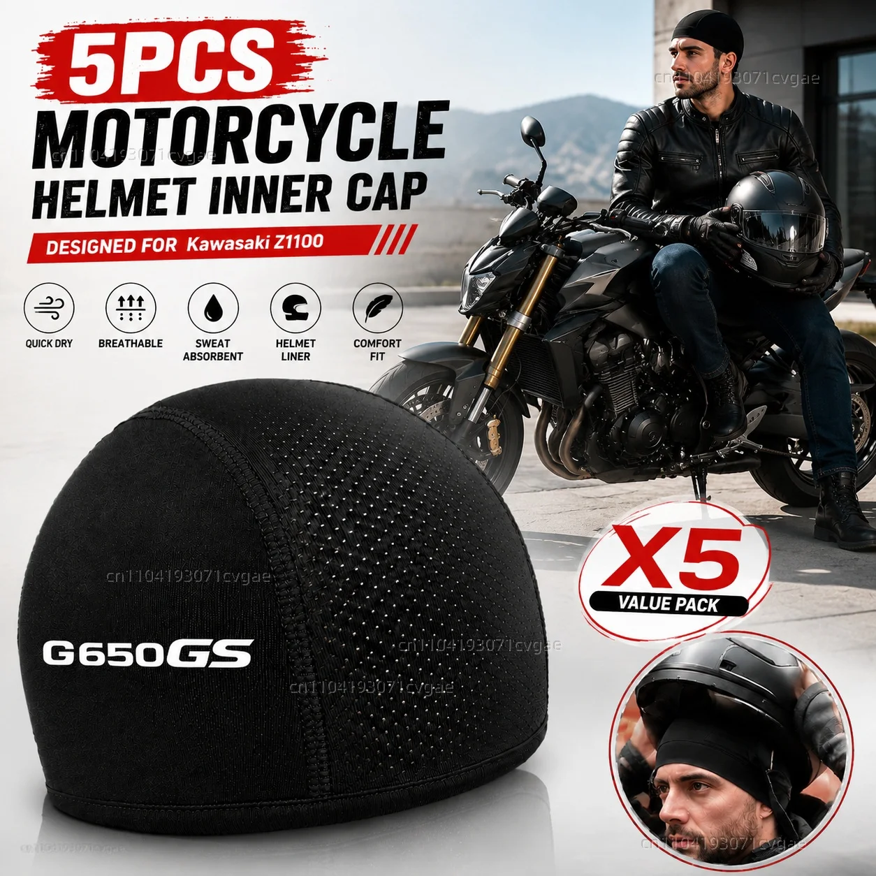Motorcycle Gear Helmets - 5pcs Motorcycle Helmet Inner Cap Hat