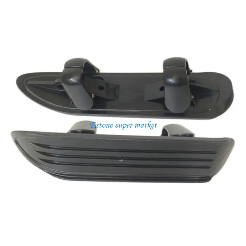 لوح تزلج سهل الانزلاق 090B لعربات الأطفال، استمتع بالتنقل على الثلج، هيكل خفيف الوزن، ميزة التثبيت السريع #2