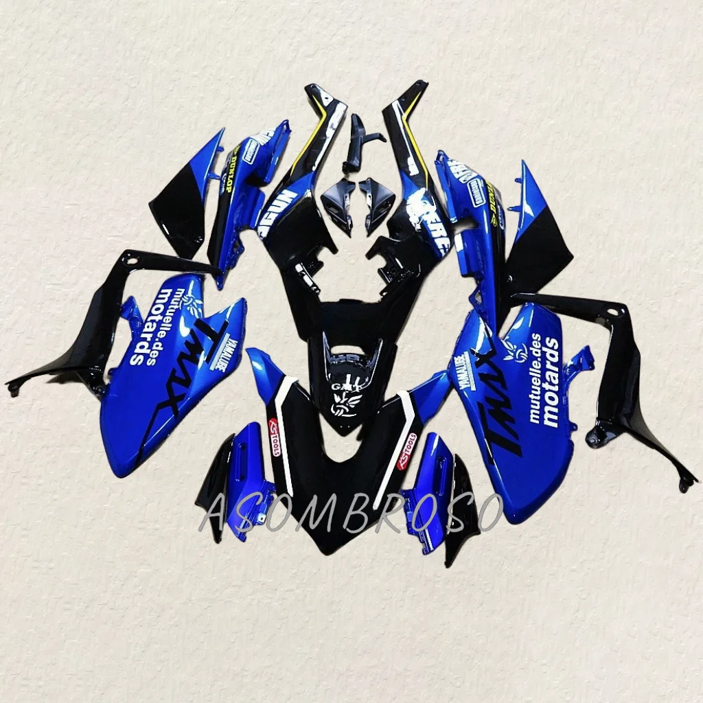 100% Injection Molding High Quality Fairings Set for YAMAHA 2017 2018 2019 TMAX530 TMAX 530 17 18 19 T-MAX530 Free Custom