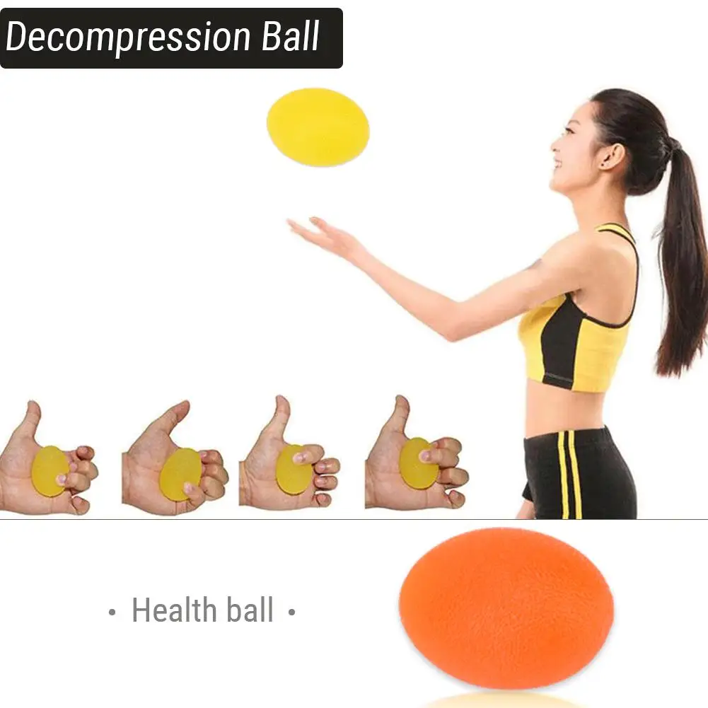 Silicone Massage Grip Ball - 53mm & 58mm Hand Exercise Tool for Muscle Recovery, Pain Relief & Finger Strengthening