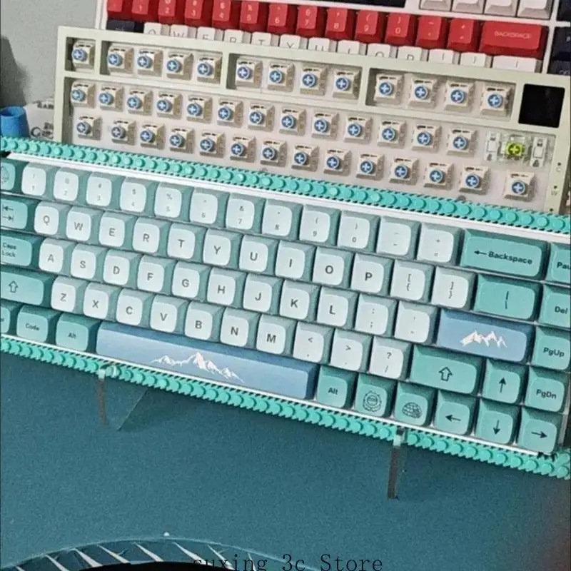 Acrylic Keyboard Stand Computer Mechanical Keyboard Rack Storage Mechanical Keyboard Holder for Gaming Programming