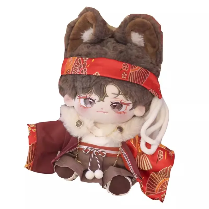 Original hübscher Junge Herbst fest Kimono Anzug für 20cm Puppe Spielzeug rote Kleidung Kostüm Cosplay Geschenk niedlich schön b