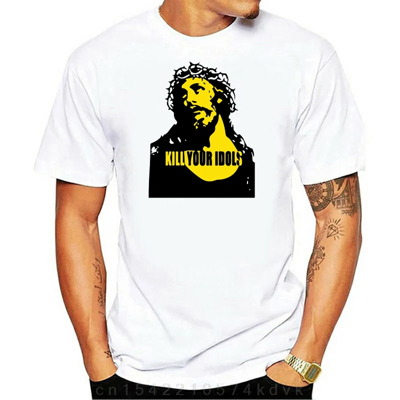 Kill Your Idols T Shirt Axl Rose Guns N' Roses Tshirt Pure 100% Cotton Short Sleeve O - Neck Loose Summer T Shirt