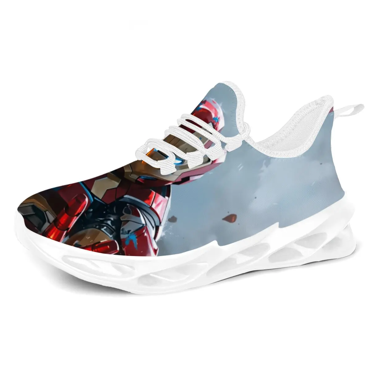 أحذية Marvel Iron Man خفيفة الوزن قابلة للتنفس للرجال، أحذية قماشية جديدة مريحة ومقاومة للاهتراء، أحذية رياضية كاجوال للرجال #4