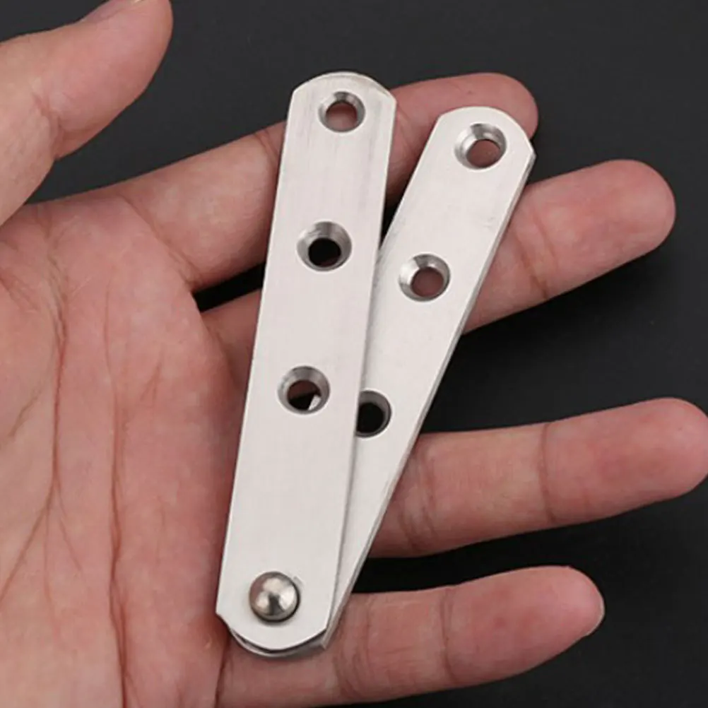 

10Pcs Heavy Duty Stainless Steel 360 Degree Rotating Pivot Hinges Hidden Door Hinges for Cabinet Doors Rotatable Hinge