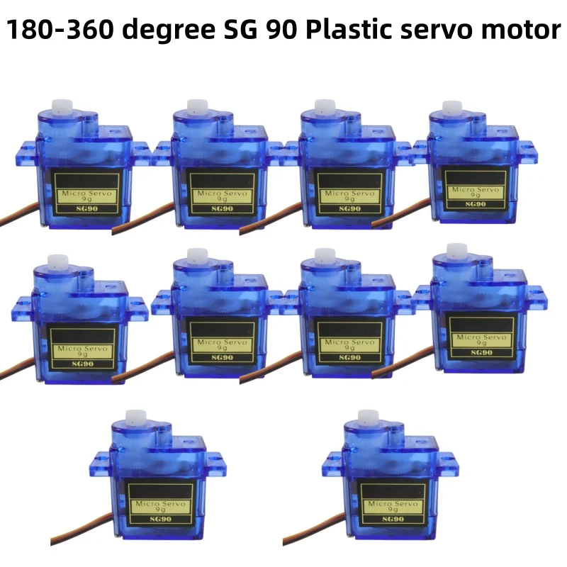 SG90 9g Mini Micro Servo numérique pour hélicoptère RC avion Mini bateau voiture Rotation 180/360 degrés MG90 9G Compatible avec Trex