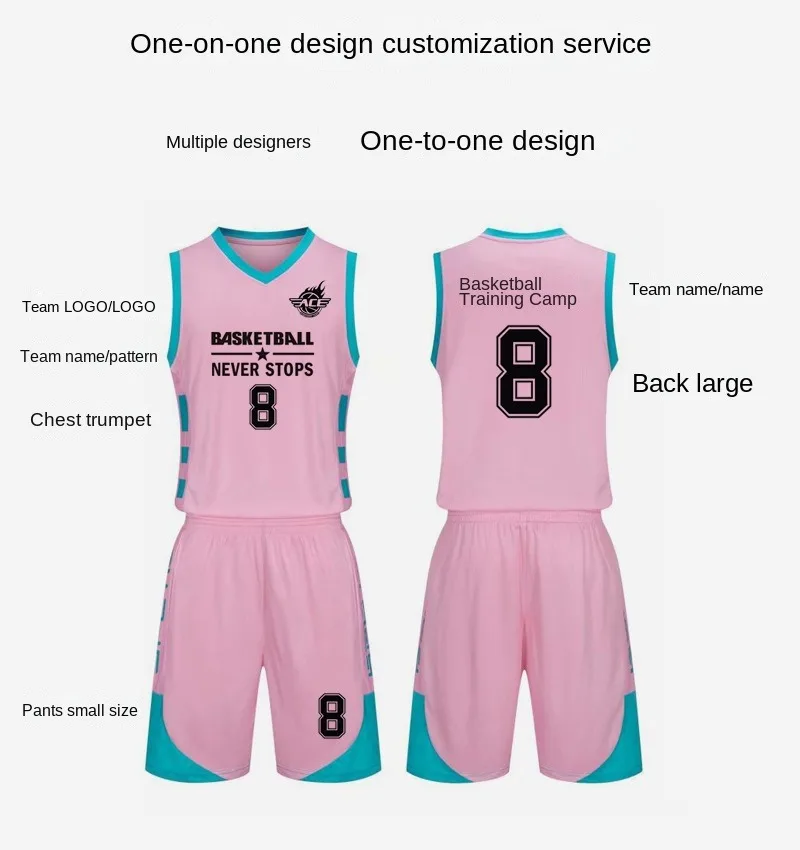 Basketball jersey custom Basketball jersey Basketball training suit Adults and Kid Basketball jersey Sets Large size