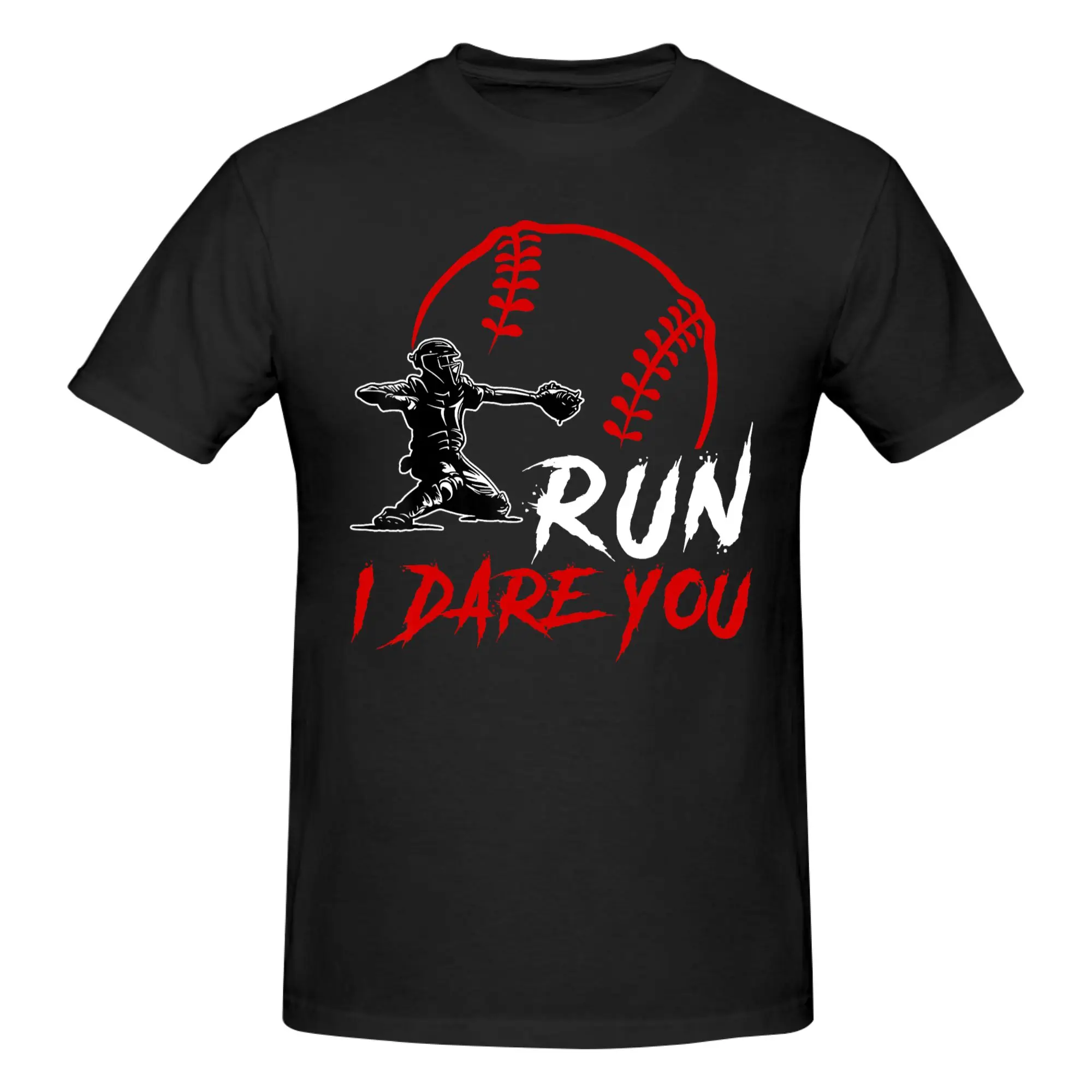 1 Piece Cast your passion Funny Graphic 100% Cotton T-Shirt B-Baseball Tees Tops For Men