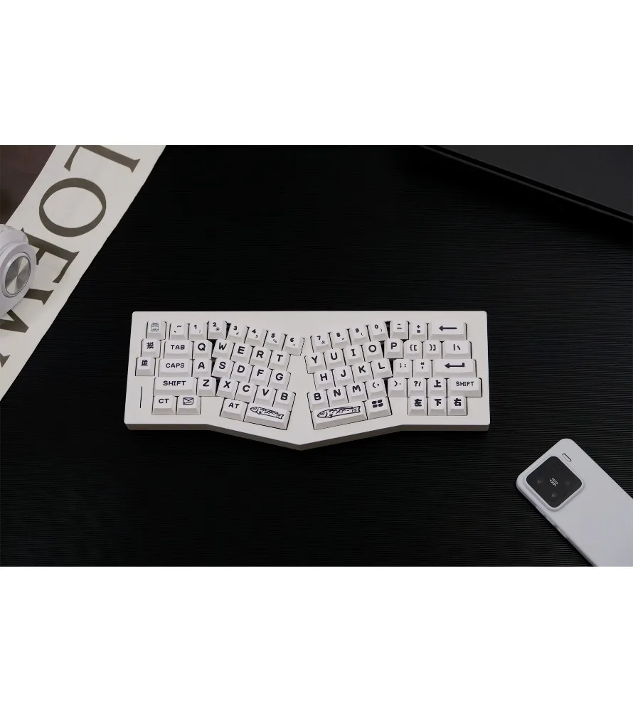 Fishing keycap PBT original highly sublimated mechanical keyboard cap wooting