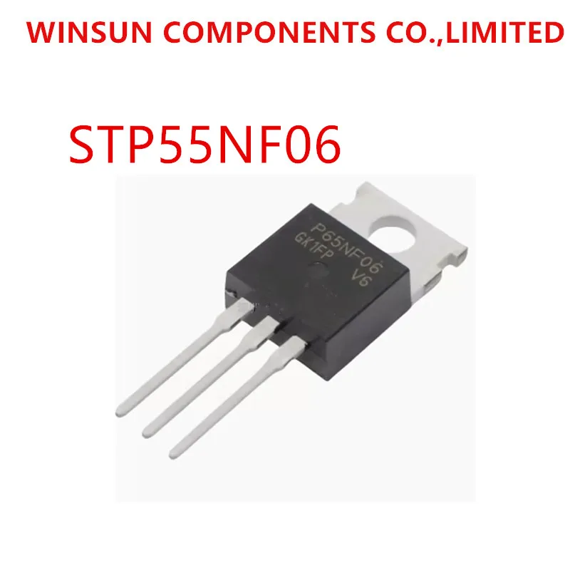 100% new imported original STP55NF06 P55NF06 MOS FET 60V TO-220 50A