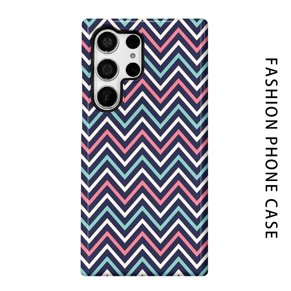Coastal Undulation Phone Case for For Samsung Galaxy S26 S25 S24 S23 S20 FE A56 A36 Ultra Glossy HD Hard Cover Film Shell