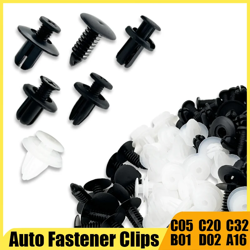

Auto Fastener Clip Plastic Rivet Fastener Screw Car Bumper Fender Rivet Car Fastener Clip 8mm for Toyota Focus Kia Nissan Yamaha