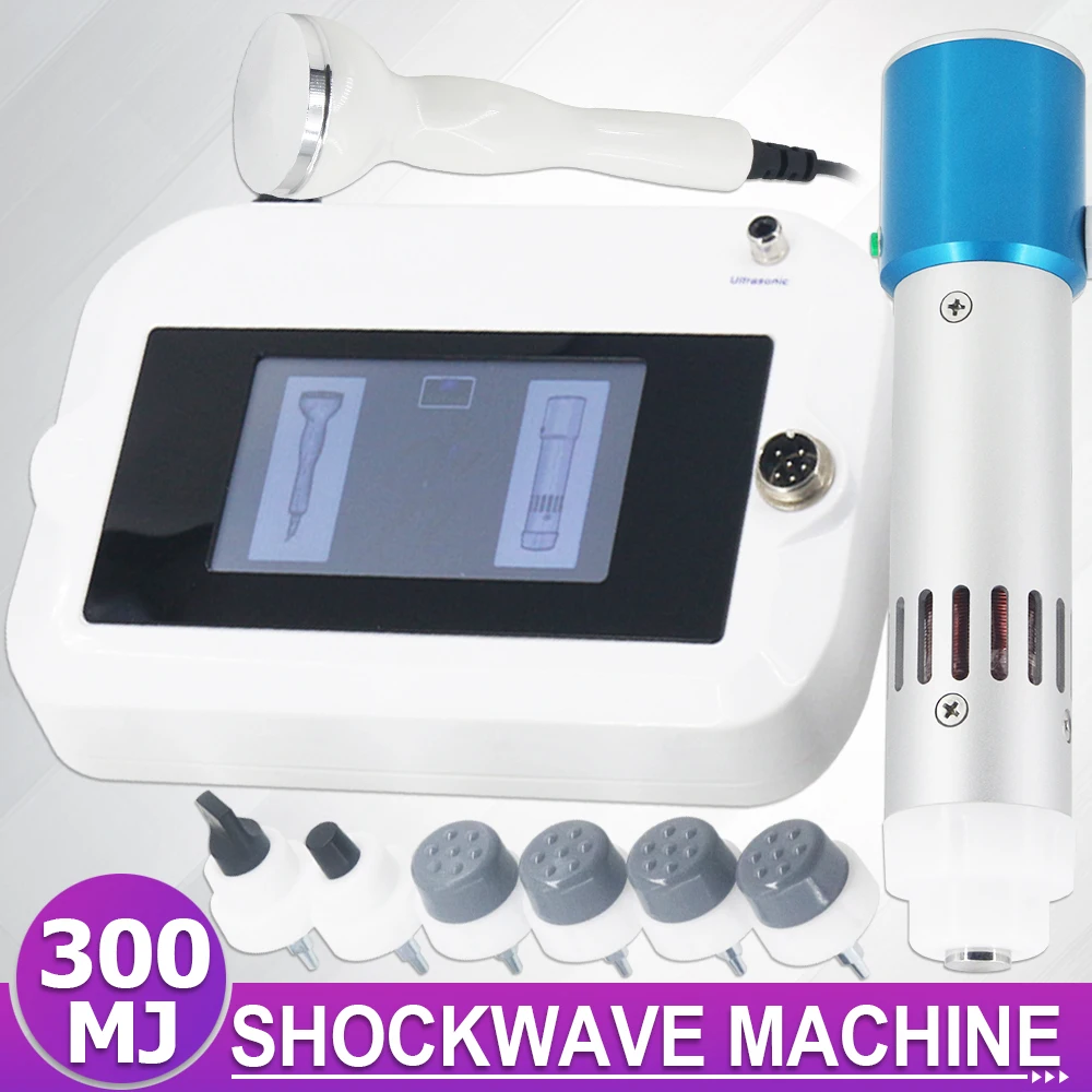 Shockwave Therapy Machine Ultrasonic For Effective ED Treatment And Body Pain Relief 300MJ Professional Shock Wave Massager New