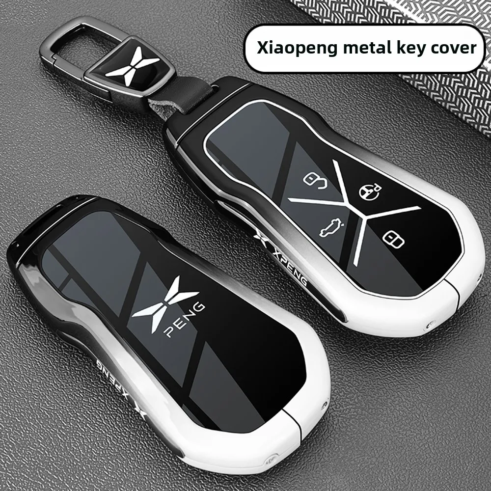 

Zinc Alloy Car Key Case Cover For Xiaopeng xpeng p7 p7i p5 g3 g3i g9 g6 22-23 Key Housing Package Car Accessories