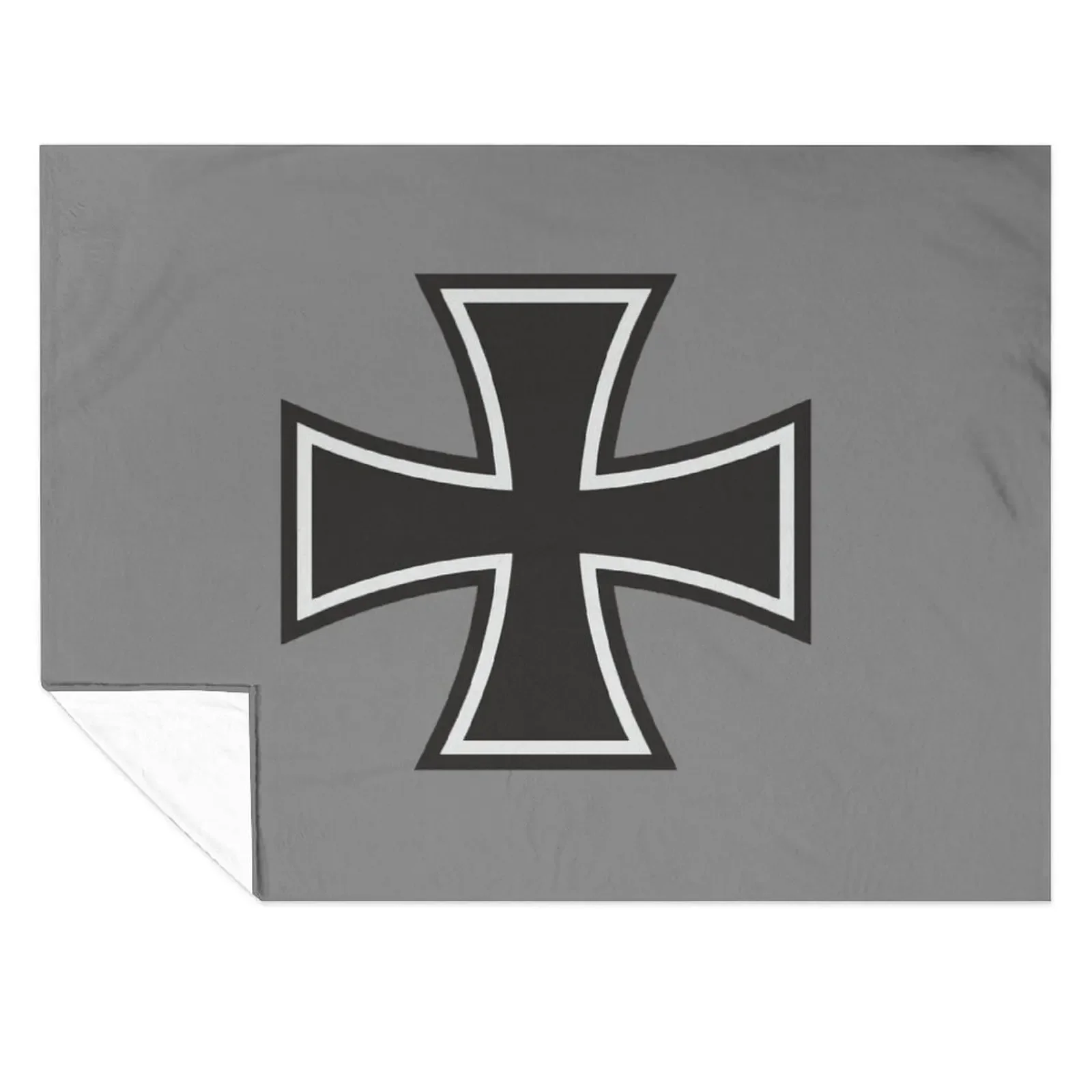 

iron Cross Throw Blanket Tourist Soft Plaid funny gift bed plaid Blankets